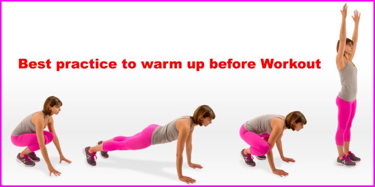 Best practice to warm up before workout
