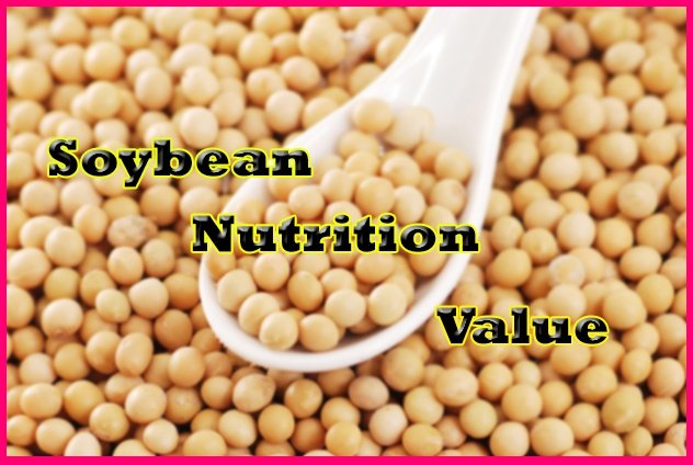 Nutritional value in  soybean