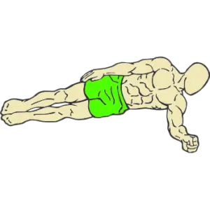 left side plank 6 packs abs workout 