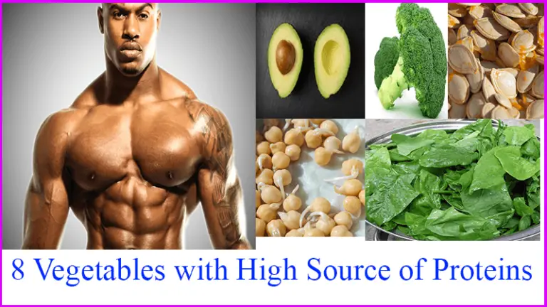 8 vegetables witrh high sources of proteins