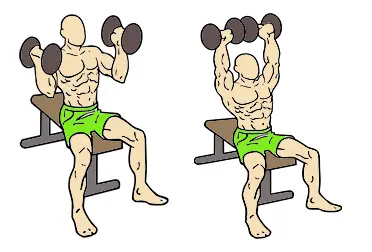 Alternative shoulder press workout 