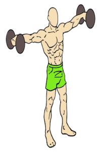 side dumbell lateral raise side  shoulder raise exercise workout 