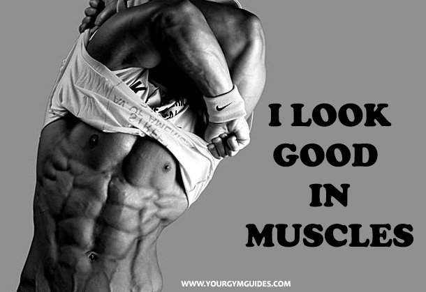 fitness quotes Motivation it look good in muscles