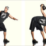 kettle bells side abs press