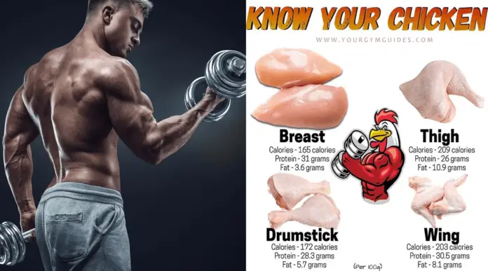 know your chicken for muscles growth high protein chicken breast