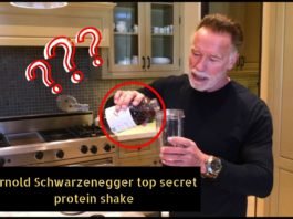 Arnold Schwarzenegger top secret protein shake