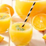 Natural fruit juice drink after your workout