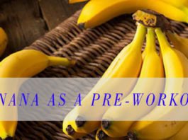 BANANA AS A PRE-WORKOUT