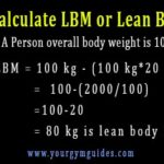 How to calculate Lean body mass (lbm)