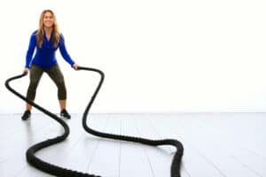 shake on the floor rope exercises