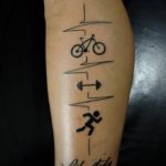 life is being fit  tattoo