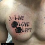 live love lift  fitness tattoo