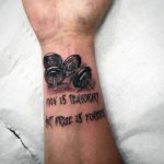 best gym tattoo for gym lovers