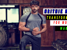 Hrithik Roshan Transformation workout for war movie ( 2019 )