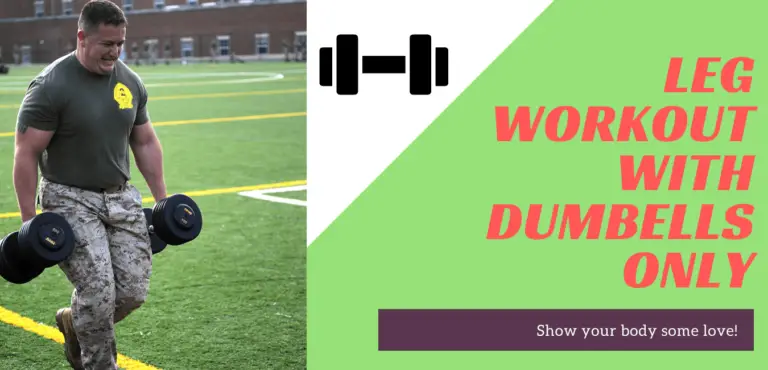 leg workout  only with dumbbells