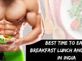 Best Time to eat Breakfast Lunch and Dinner in india