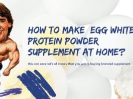 How to make Egg white protein powder supplement at home