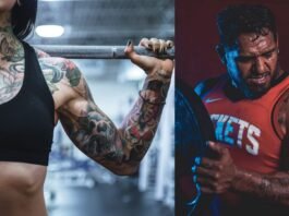 gym after new tattoo