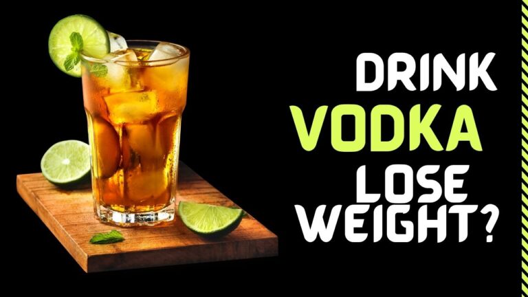 drink vodka lose weight