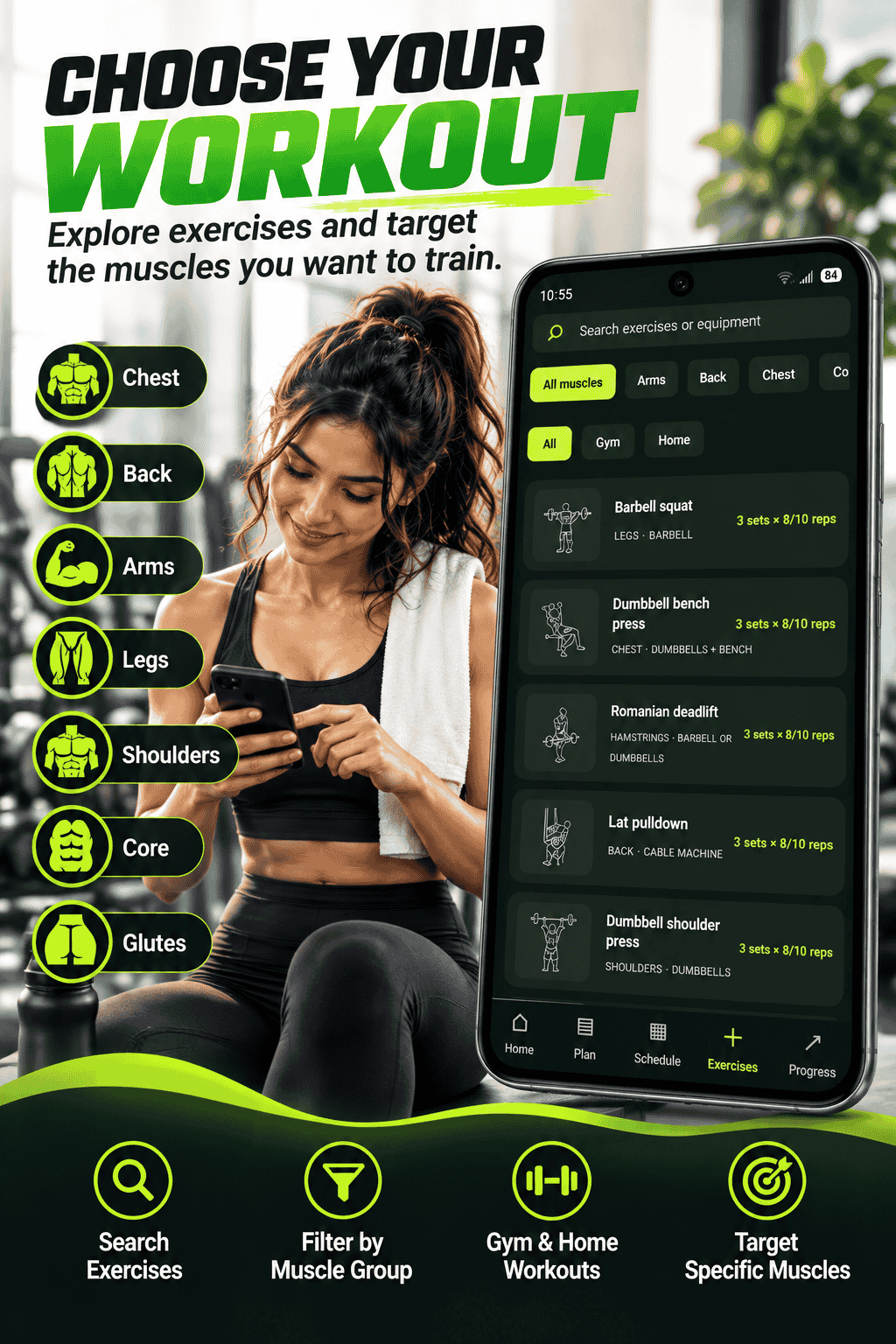gym workout planner app
